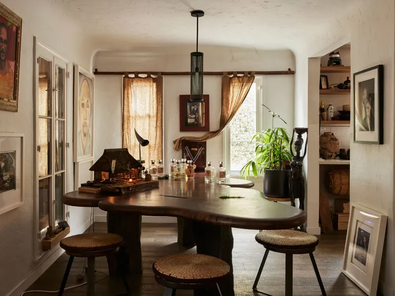 Curated interior space